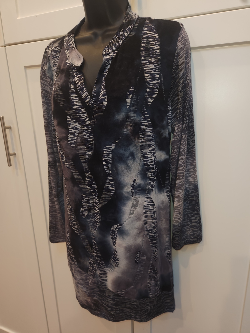 🍉Long Sleeve Abstract Tunic Dress